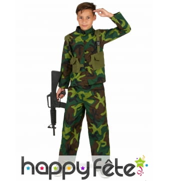 Costume de petit Militaire pour garçon