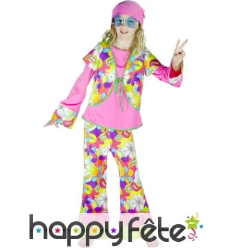 Costume de petite hippie