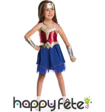 Costume de petite Wonder Woman luxe