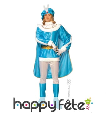 Costume de prince bleu