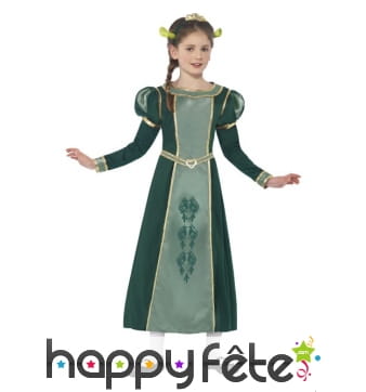 Costume de princesse Fiona pour enfant