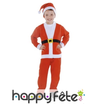 Costume du Père Noël pour enfant