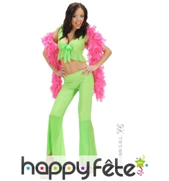 Costume danseuse samba de janeiro vert fluo