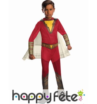 Costume de Shazam avec cape pour enfant