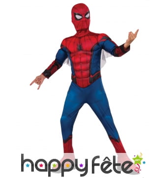 Costume de Spiderman Homecoming musclé pour enfant