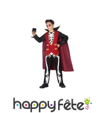 Costume de squelette vampire pour enfant