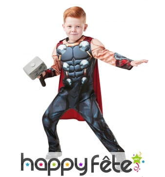 Costume de Thor pour enfant avec marteau