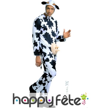 Costume de vache avec pi humoristique