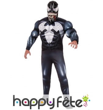 Costume de Venom musclé pour adulte