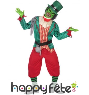 Costume de zombie leprechaun pour adulte