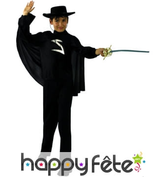 Costume de Zorro enfant