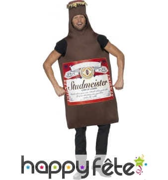 Costume en bouteille de bière