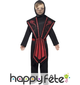 Costume enfant de ninja noir