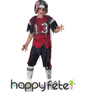 Costume enfant footballeur américain zombie