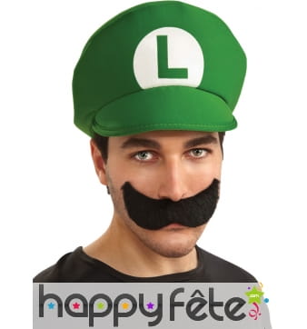 Chapeau et moustaches de luigi