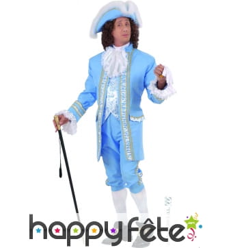 Costume Gentilhomme de la cour bleu