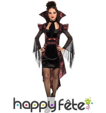 Costume gothique de femme vampire