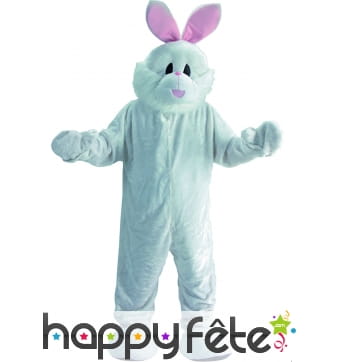 Costume grosse tête de lapin blanc