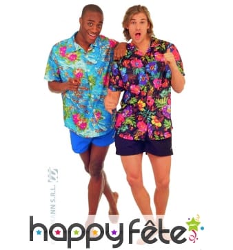 Chemise hawaïenne fleuries