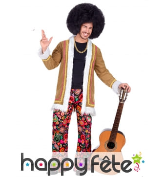 Les déguisement hippies pour hommes adultes, peace and love