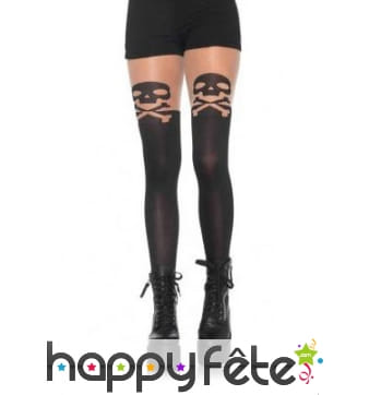 Collants insigne de pirate en spandex