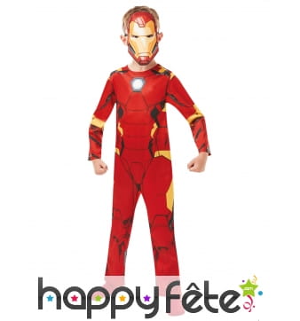 Combinaison Iron man enfant, version classique