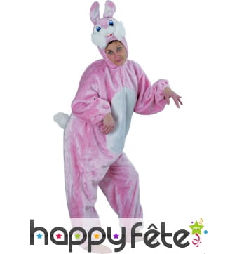 Costume lapin rose