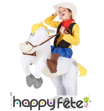 Carry me de Lucky Luke et Jolly Jumper, enfant