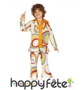 Costume motifs disco année 80 pour enfant