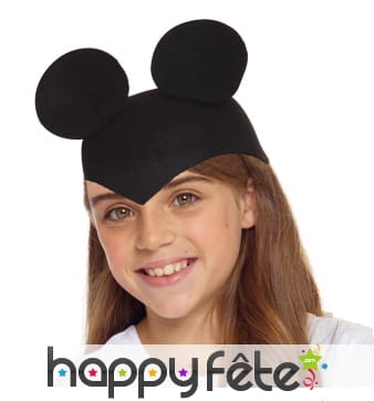 Chapeau oreilles de souris pour enfant