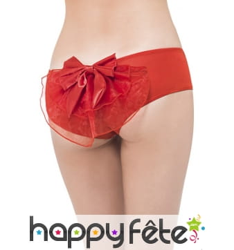 Culotte rouge burlesque