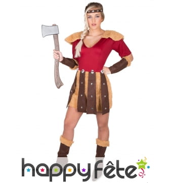 Costume robe de femme Viking