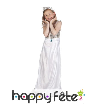 Costume robe de reine de la promo pour enfant