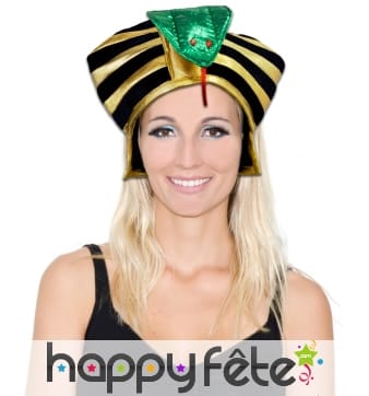 Coiffe reine egyptienne