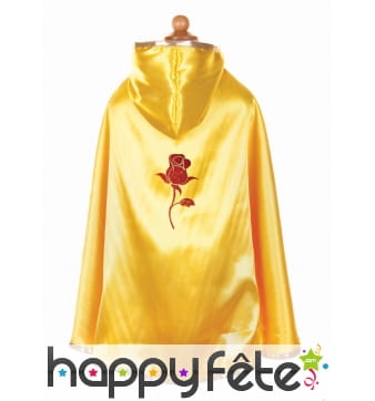 Cape réversible pomme et rose pour enfant