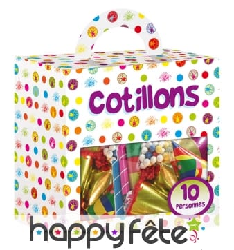 Coffret surprise de cotillons 10 personnes