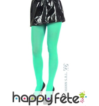 Collants turquoise de taille standard