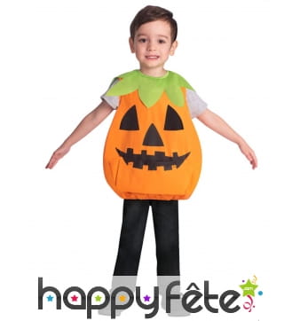 Costume tête de citrouille pour enfant