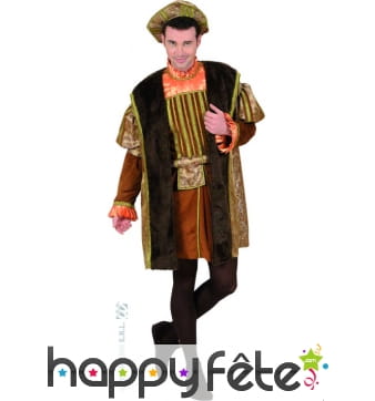 Costume Tudor homme médiévale