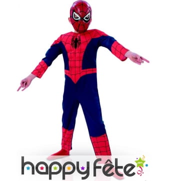 Costume Ultimate Spider-Man musclé pour enfant