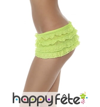 Culotte vert fluo