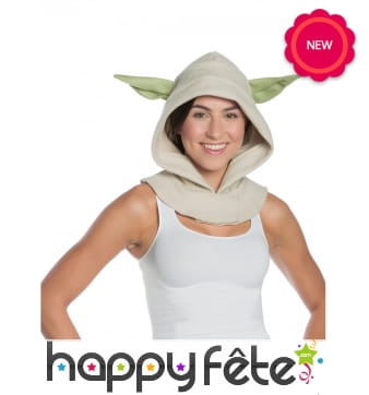 Capuche Yoda pour adulte