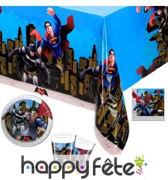 Déco Batman vs Superman pour anniversaire