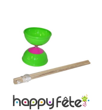 Diabolo coloré en plastique