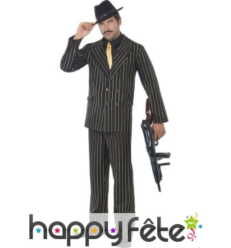 Déguisement costume gangster homme