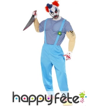 Déguisement clown horreur fou