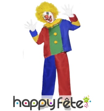 Déguisement clown joyeux