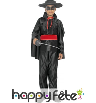 Déguisement de zorro pour enfant