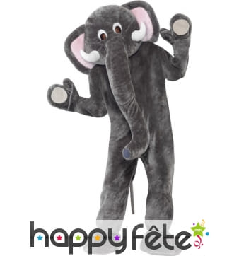 Déguisement éléphant mascotte