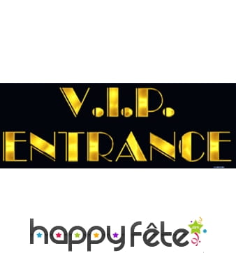 Décoration "entrée VIP"